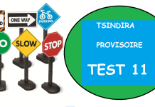 TSINDIRA PROVISOIRE : TEST 11