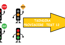 TSINDIRA PROVISOIRE : TEST 12