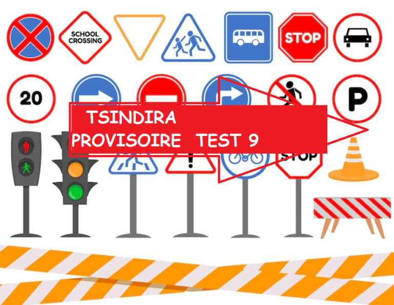 TSINDIRA PROVISOIRE :  TEST 9