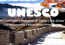 UNESCO/The People’s Republic of China – The Great Wall Co-Sponsored Fellowships Programme 2025-2026: (Deadline 12 February, 2025) UNESCO/The People’s Republic of China – The Great Wall Co-Sponsored Fellowships Programme 2025-2026: (Deadline 12 February, 2025)